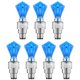 thumbnail image 1 of GOOHOCHY 7PCS Luces de válvula de ciclo de enchufe de neumático de bicicleta Luz azul Núcleos de válvula Lámpara Tapa de válvula luminosa Accesorios de ciclismo (Azul), 1 of 7
