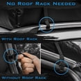 thumbnail image 6 of Pro Tech Designs Voyager Rooftop Cargo Carrier Waterproof 18 cu ft Attaches with or without Roof Rack, 6 of 9