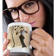 thumbnail image 2 of 3drose, Lady with Tree N Birds in Art Deco Design.jpg, 11oz Two-tone Black Mug, 2 of 6