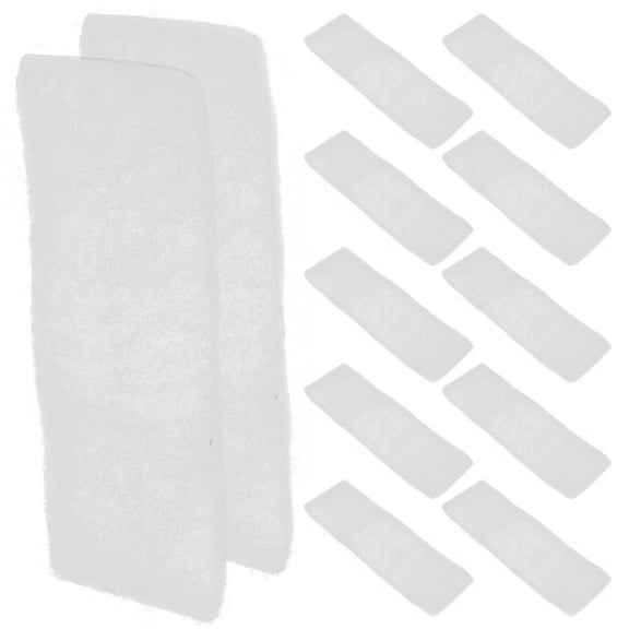Soimiss 12Pcs White Fryer Filter Pads for Home Use Convenience