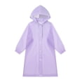 thumbnail image 4 of CSStudio Reusable Kids Rain Poncho, Waterproof Full Body Raincoat with Hood, One Size Fits Height 110â150cm, Portable Packable Rain Cape for Boys Girls School Outdoor Activities, 4 of 6