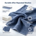 thumbnail image 5 of PoyoKee Thick Bath Towels, Cotton Woven Fabric Towels for Bathroom, Bath Sheets for Home Showers Gym Lockers Hotel, 5 of 9
