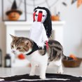 thumbnail image 3 of SUNSIOM Pet Halloween Knight Saddle Costume Pumpkin Funny Ghost Riding Clothes for Dogs/Cats, 3 of 6