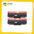 thumbnail image 2 of Toner Bank 2-Pack Compatible Toner Cartridge for Samsung MLT-D104S ML-1910 1911 1915 2525 2545 (Black), 2 of 7
