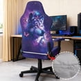 thumbnail image 6 of Pzuqiu Galaxy Wolf Gaming Chair Cover Gaming Chair Covers Slipcovers 4 Pieces Stretch Fabric Machine Washable Gaming Chair Accessories Suitable for All Seasons Butterfly, 6 of 7