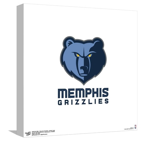 Gallery Pops NBA Memphis Grizzlies – Global Logo Canvas Wall Art Unframed Version 12 x 12