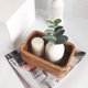 thumbnail image 5 of Cesta de mimbre rectangular hecha a mano, bandeja de frutas, pan tejido a mano, caja de almacenamiento portátil Simple para Picnic, artículos de cocina para el hogar, suministros de decoración, 5 of 8