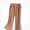 Coffee, variant on NAISIBABY Girls Flared Pants (Ages 1–10) — Lightweight Stylish Wide-Leg Casual Icy-Silk Trousers Pink Size 7
