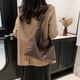 thumbnail image 5 of Bolso de hombro de moda | Bolso de mano y bandolera para mujer | Poliéster Marrón Café | Correa ajustable | Bolso tote casual elegante | Se adapta al teléfono, la cartera, las gafas de sol, las, 5 of 5