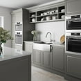 thumbnail image 4 of VIGO VGR3320BLK1 33-inch Farmhouse Stainless Steel Kitchen Sink, Two Grids and Two Strainers, 4 of 7