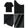 thumbnail image 4 of Girls' Round Neck T-Shirt, Casual And Comfortable, 95% Cotton, Print T-Shirt., 4 of 7