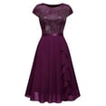 baycosin-women-s-bridesmaid-dress-for-wedding-lace-chiffon-short-sleeve