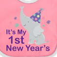 thumbnail image 4 of Inktastic It's My 1st New Year's Elephant Boys or Girls Baby Bib, 4 of 4