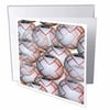 3dRose Soccer Balls Ball, Greeting Cards, 6 x 6 inches, set of 6