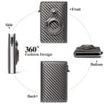 thumbnail image 2 of LOUEBICA Slim Smart Mens Wallet Card Holder Minimalist Leather Front Pocket Wallet RFID Blocking Pop Up Aluminum Case Credit Card Wallet, 2 of 7