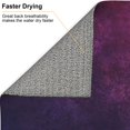 thumbnail image 6 of Naloa Black Dark Blue Purple Dish Drying Mat for Kitchen Counter, Heat Resistant Drainer Mats, Absorbent Draining Mat,Dish Rack Pad,16"x18", 6 of 8