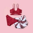 thumbnail image 7 of Itsame Swimsuits for Womens Sets, Printed 1 Piece Swimsuits Red, 7 of 7