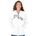 thumbnail image 3 of Pi Be Rational Get Real Math Geek Unisex Fleece Graphic Zip Up Hoodie Brisco Brands 4X, 3 of 5
