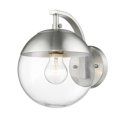 thumbnail image 1 of Golden Lighting 3219-1W PW-PW 1 Light Wall Sconce, Pewter, 1 of 4