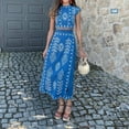 thumbnail image 4 of Women's Fashion Printed Vacation Co Ord Set: Chic Two Piece Dress Ensemble For Summer, 4 of 5