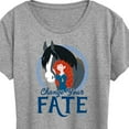 thumbnail image 3 of Disney Brave - Merida & Angus Change Your Fate - Women's Short Sleeve Graphic T-Shirt, 3 of 5