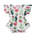 thumbnail image 1 of PENGXIANG Bébé Fille Cactus Floral Romper Princesse une Seule Pièce Combinaison Sans Manches, 1 of 6