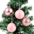 thumbnail image 4 of Aoznliie Christmas Ball Ornaments, 24 Pcs Classic Christmas Ornament Set for Xmas Tree, Shatterproof Lightweight Hanging Decor for Xmas Party, Pink, 4 of 6