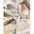thumbnail image 6 of Cherry Dish Drying Mat for Kitchen Counter, Super Absorbent Quick Dry Coffee Bar Mat Pad Thin Diatomaceous Sink Mat Non Slip Dish Drainer Mat 16''x18'' Red Fruits Filling Green Leaf Botanical, 6 of 6