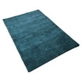 thumbnail image 3 of Rugsotic Carpets Handmade Rugs Hand Knotted Loom Rectangle 8'x11' Blue Silk for Indoor Use, 3 of 8