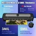 thumbnail image 5 of Crenova A3 Thermal Laminator, 13 inch Laminating Machine with Sheets, Large Wide Laminate, 5 of 9