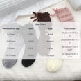 thumbnail image 5 of Jalioing Girls Ruffle Socks Breathable Crew Socks for Everyday Wear Kids Girls Cute Dress Socks with Bow, 5 of 5