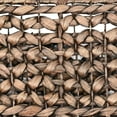 thumbnail image 6 of happimess Quinn Bohemian Cottage Woven Hyacinth Rectangular Storage Baskets with Handles, Brown (Set of 3), BSK2010B-3SET, 6 of 7