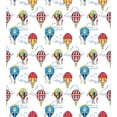 thumbnail image 3 of Colorful Duvet Cover Set, Hand Drawn Sketches Clouds and Hot Air Balloons Playroom, Decorative 3 Piece Bedding Set with 2 Pillow Shams, Calking Size, Multicolor, by Ambesonne, 3 of 3