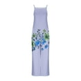thumbnail image 4 of JXMVOJ Jumpsuits for Women Floral Leg Spaghetti Strap Sleeveless Casual Loose Long Rompers Women Fashion Casual Loose Printed Pockets Sleeveless Back Strap Jumpsuit with Pockets, 4 of 5