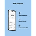thumbnail image 3 of Genkinno  P2 Cordless Robotic Pool Cleaner for Above & In Ground Pools with Remote & App Control, Charcoal, 3 of 9