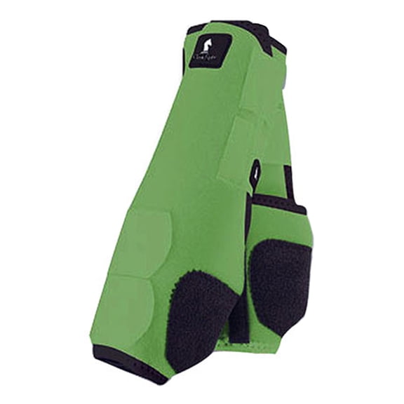 Sml Classic Equine Legacy System Horse Hind Leg Sport Boot Pair Lime