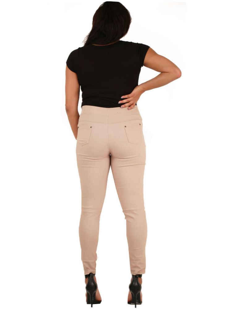 LAVRA Women's Plus Size Pants High Rise Slim Fit - image 3 of 4