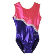 O3GL018 Obersee Girls Gymnastics Leotards One-Piece Athletic Activewear Girl's Dance Outfit Girls' Women's Sizes - Purple Ribbon