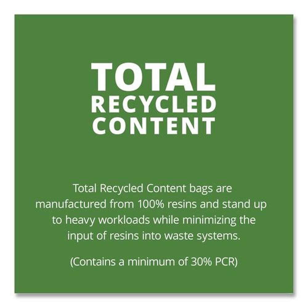 Stout  Trash Bags, 1.3-mil, 33 Gallons, 33" x 40", Brown, Carton Of 100