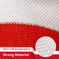thumbnail image 3 of G128 3 Pack: Monaco Monégasque Flag | 3x5 Ft | LiteWeave Pro Series Printed 150D Polyester | Country Flag, Indoor/Outdoor, Vibrant Colors, Brass Grommets, 3 of 7