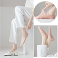 thumbnail image 3 of 5 Pairs Invisible Ice Silk Breathable Socks,No Show Socks Ultra Low Cut Liner Socks Non Slip Hidden for Womens sock, 3 of 5