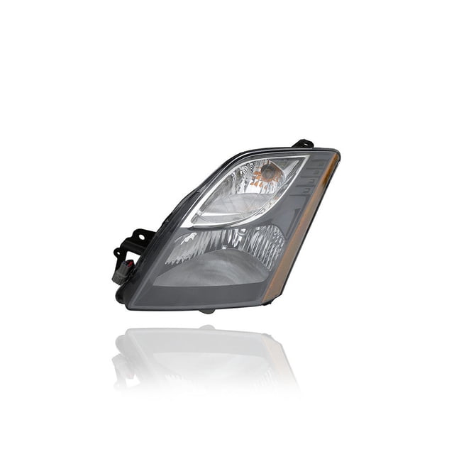Headlight Assembly - Compatible/Replacement for '10-12 Nissan Sentra SR/SE-R/Spec V - Black Interior - Left Hand - Driver - 26060ZT50B