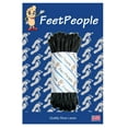 thumbnail image 1 of FeetPeople Strong Round Laces , Black w/ Black , Reinforced w/ Kevlar, 45, 1 of 1