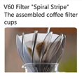 thumbnail image 5 of V60 VDSU-02-B&W Dripper SUIREN 02 1-4 Cups Coffee Hand Drip, 5 of 5