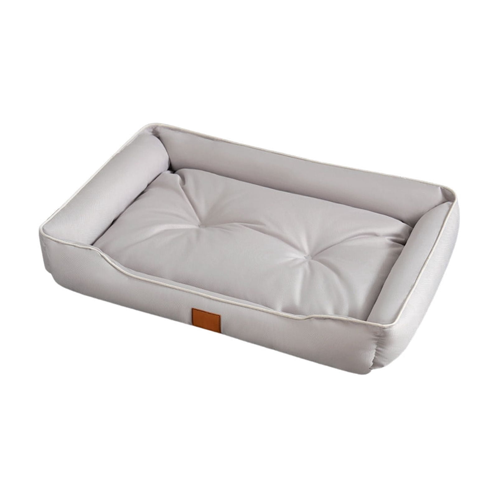 Pet Seat Cushion Cat Dog Bed Large Soft Cotton Filling Removable Washable Supportive Sofa Mat Lounge Bed for Pets Up to 25 lb Home Crate Car Travel Nap Plush Sleeping Pad Bedroom Couch Bed Lounger