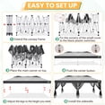 thumbnail image 7 of HOTEEL 10x20 Pop up Canopy Tents with 8 Removeble Sidewalls,Outdoor Gazebo with Wheeled Bag & Sandbags,for Patio,Wedding,Backyard,Camping,Parties,Event,Gray, 7 of 7