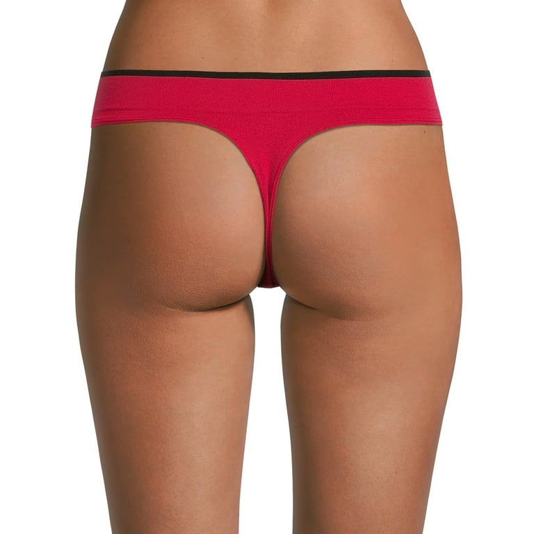 Reebok Women's Underwear - Stretch Performance Thong Panties (4 Pack) :  : Clothing, Shoes & Accessories