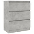thumbnail image 2 of vidaXL Sideboard Concrete Grey 60x35x76 cm Engineered Wood, 2 of 4