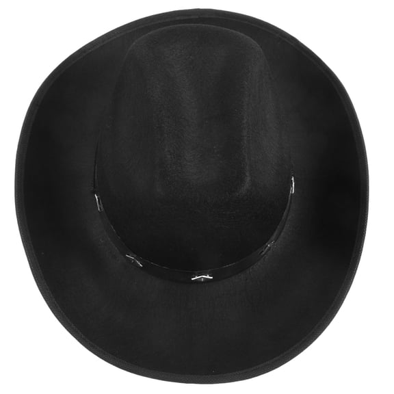 UPKOCH Felt Cowgirl Hat Black Beach Hat Women 1Pcs for Outdoor Events