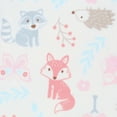 thumbnail image 3 of Hudson Baby Infant Girl Plush Blanket with Faux Shearling Back, Girl Woodland, One Size, 3 of 6